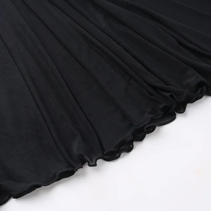 Lace Panelled Slip Long Dress