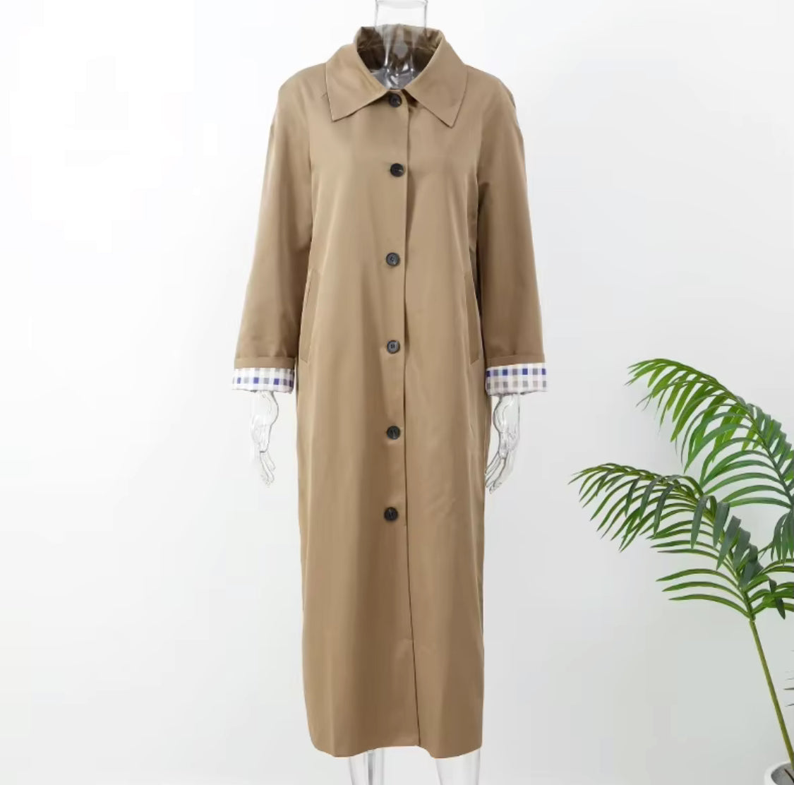 Classic Trench with Check Lining