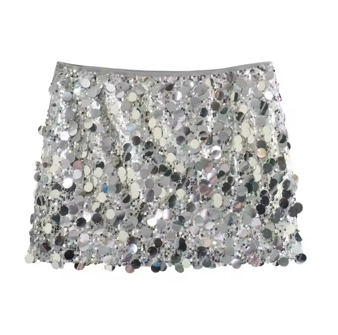 Sequins Mini Skirt