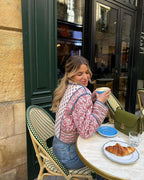 Reversible Quilted Patchwork Oversized Cropped Boho Jacket