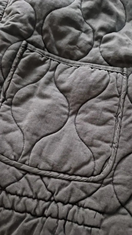 Washed Cotton Quilted Jacket