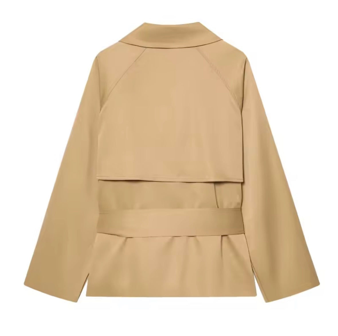 Belted Short Trench