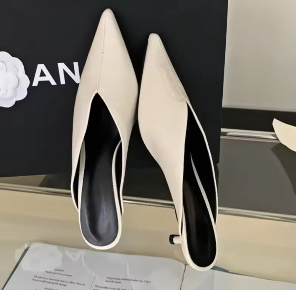 Pointed Toe Mules Shoes