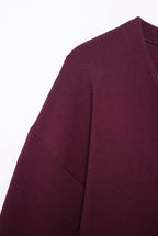 Cinched Waist Cardigan with Matching Skirt