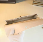 Weave Effect Clutch Crossbody Bag