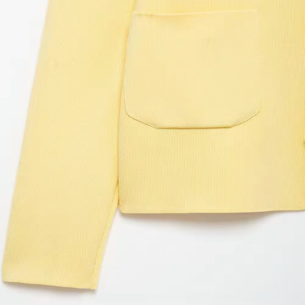 Butter Yellow Cardigan