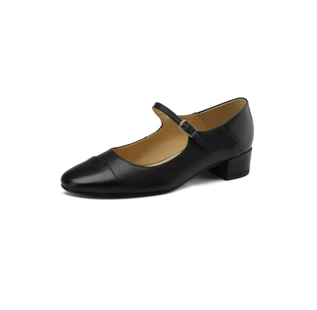 Mary Janes Leather Ballerinas