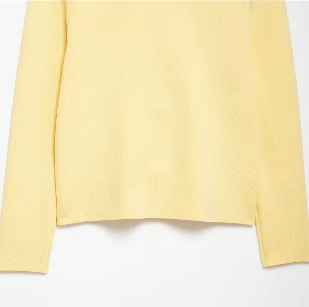 Butter Yellow Cardigan