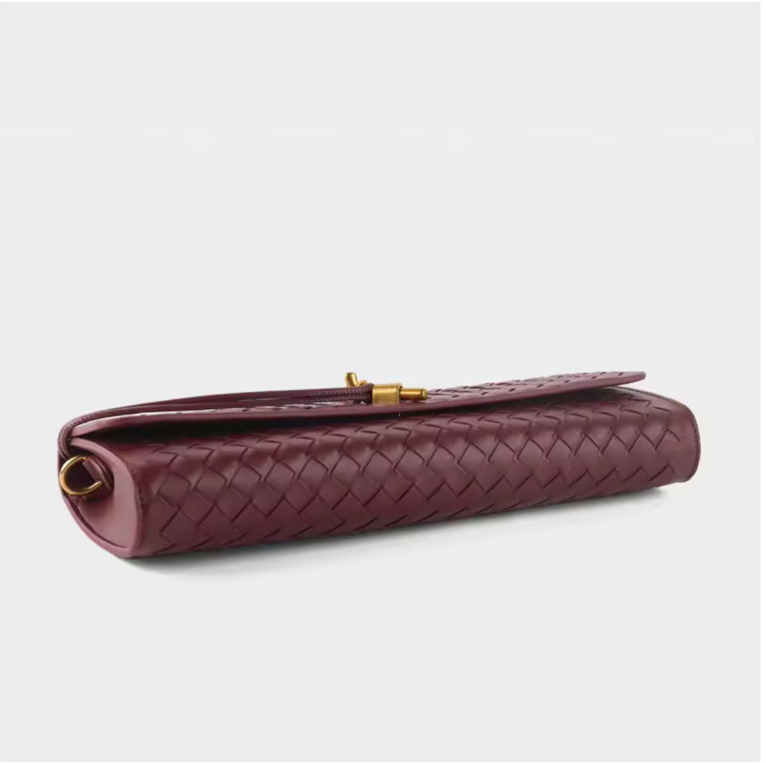 Weave Effect Clutch Crossbody Bag