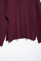 Cinched Waist Cardigan with Matching Skirt