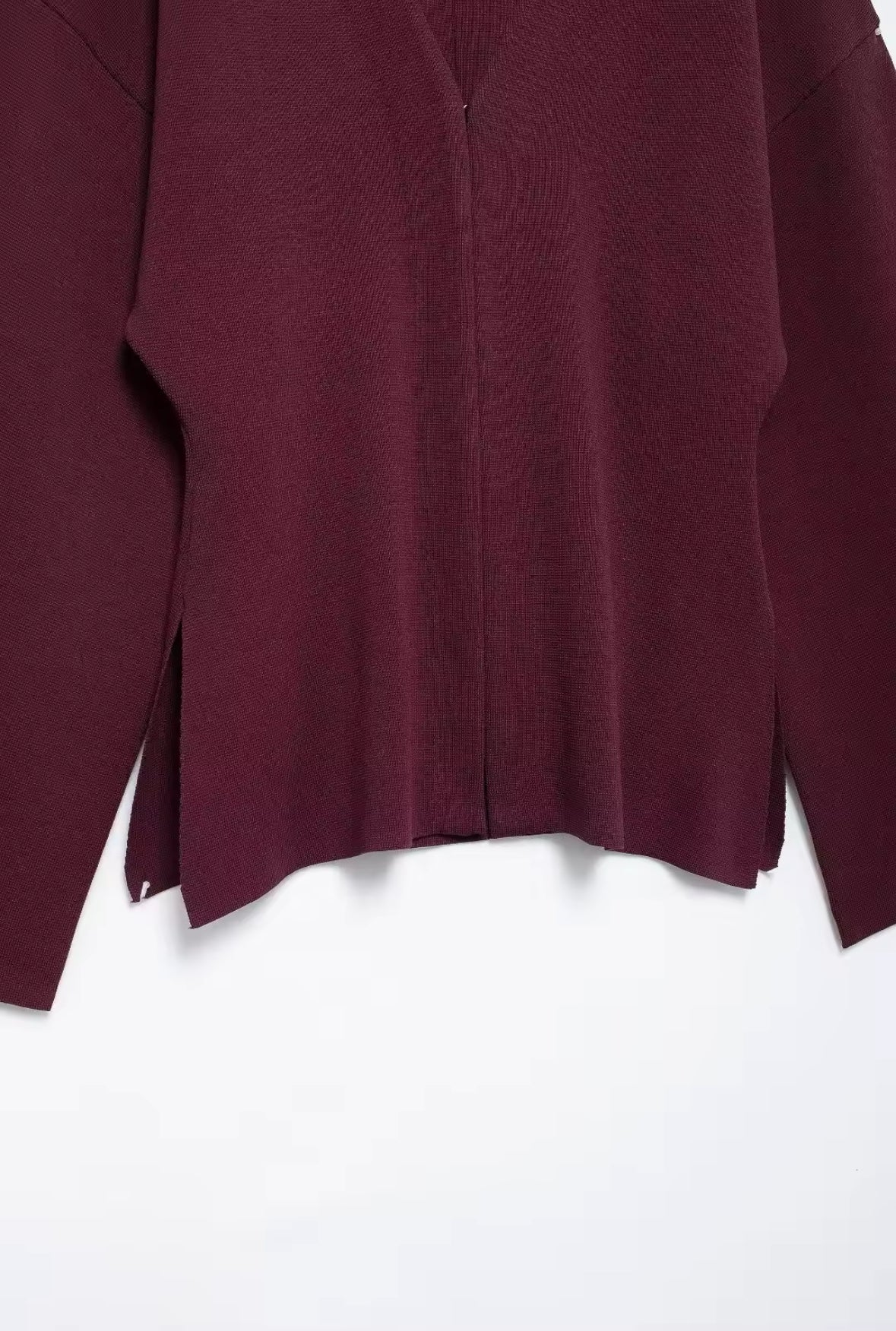 Cinched Waist Cardigan with Matching Skirt