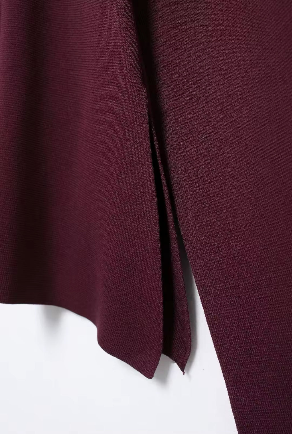 Cinched Waist Cardigan with Matching Skirt