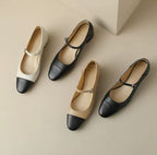 Mary Janes Leather Ballerinas