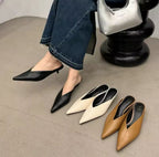 Pointed Toe Mules Shoes