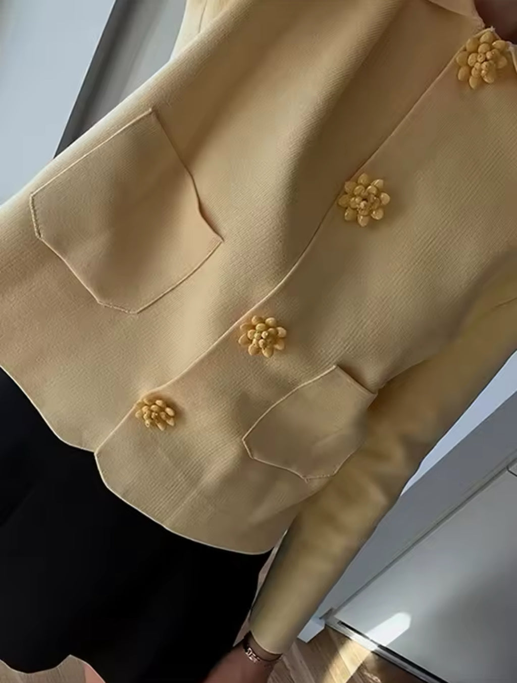 Butter Yellow Cardigan