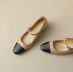 Mary Janes Leather Ballerinas