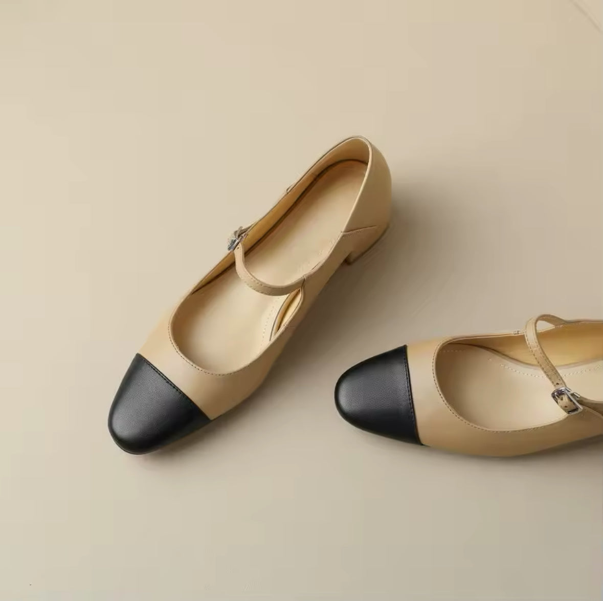 Mary Janes Leather Ballerinas