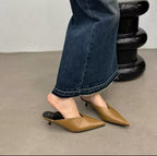 Pointed Toe Mules Shoes
