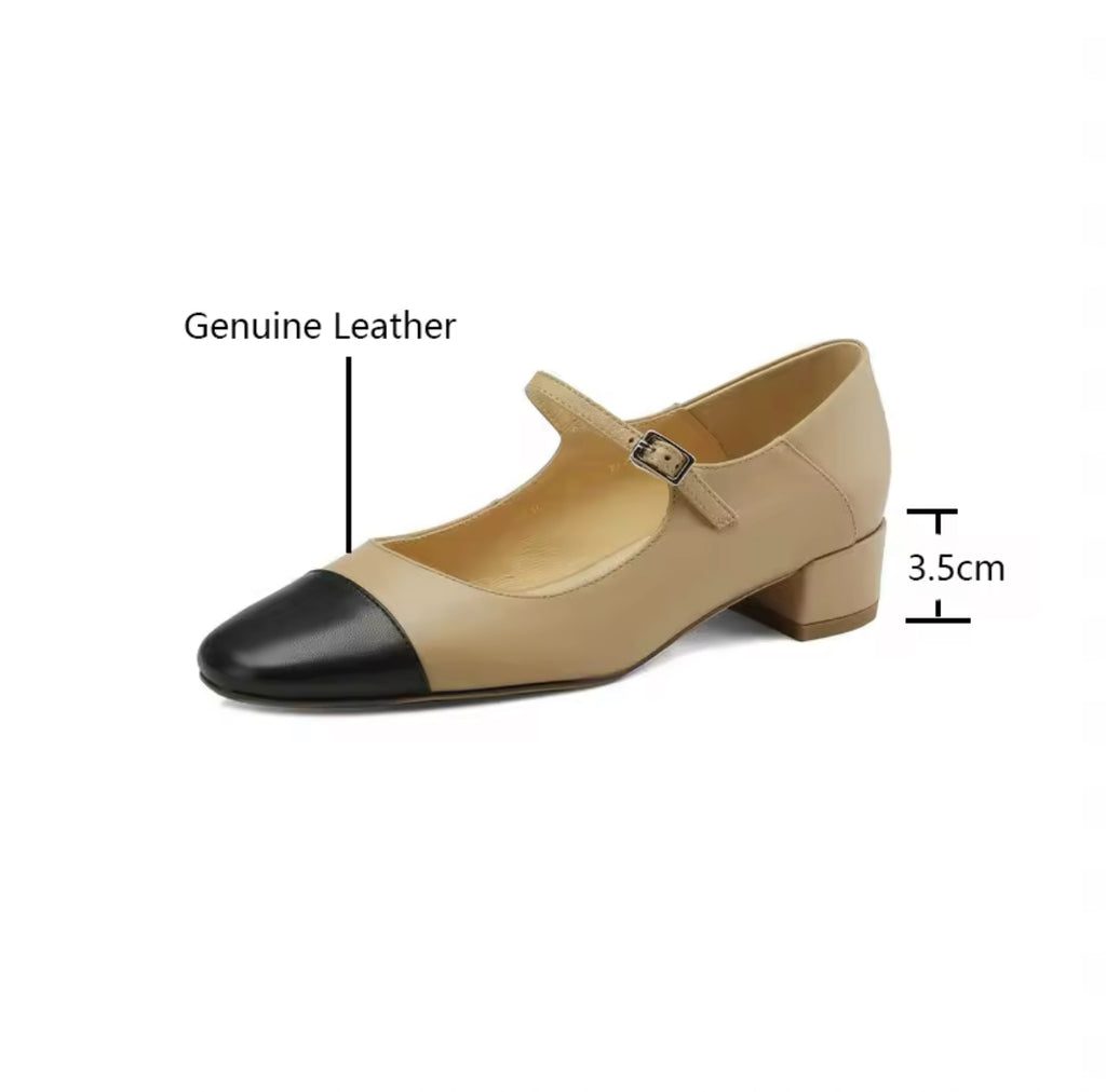 Mary Janes Leather Ballerinas