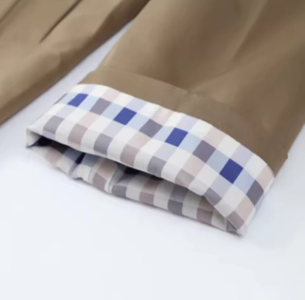 Classic Trench with Check Lining