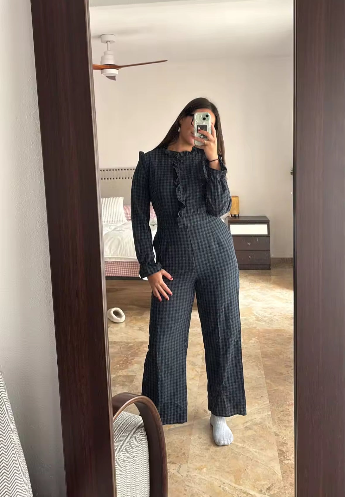 Checkered Gingham Jumpsuit