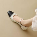 Mary Janes Leather Ballerinas