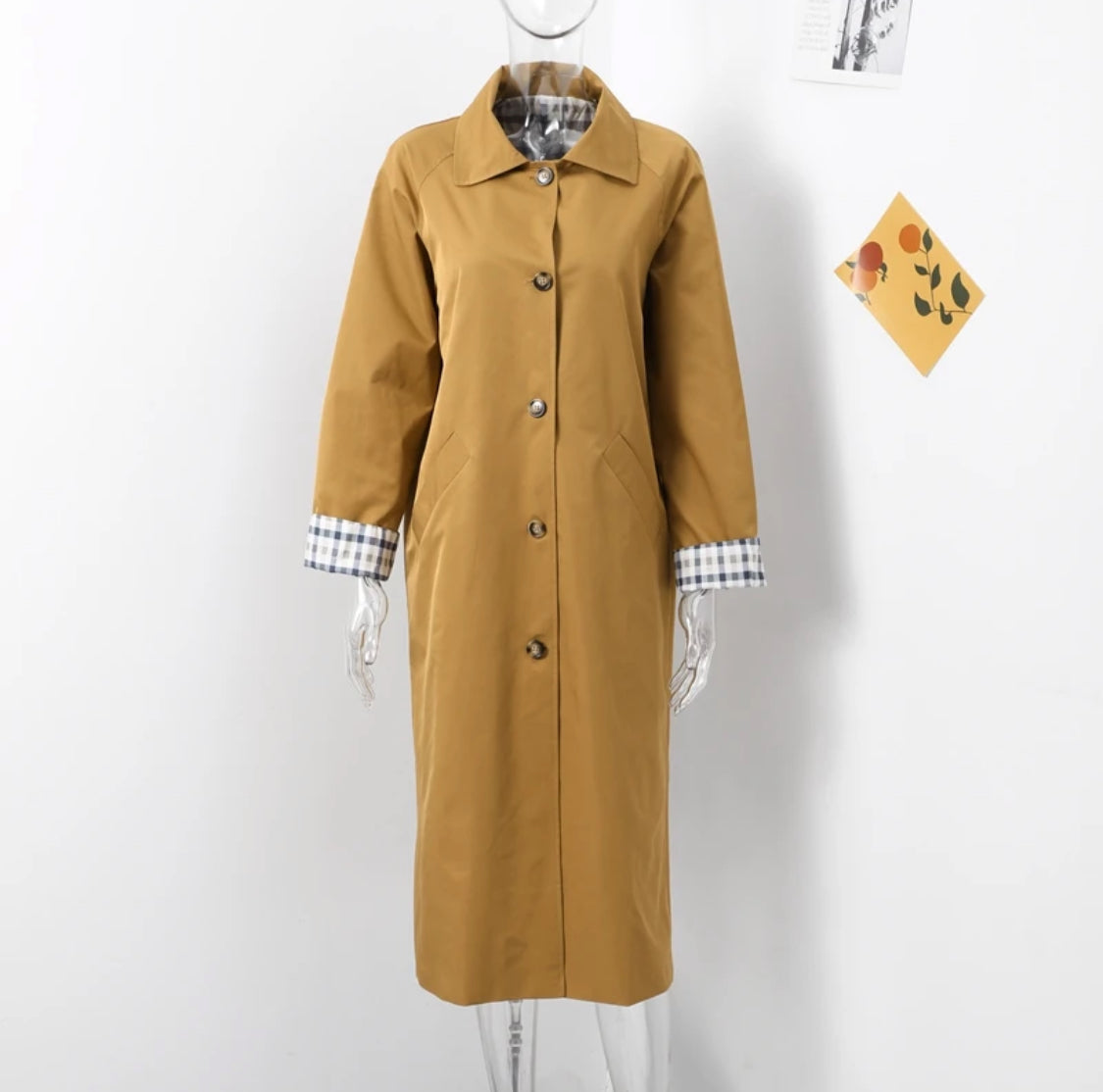 Classic Trench with Check Lining