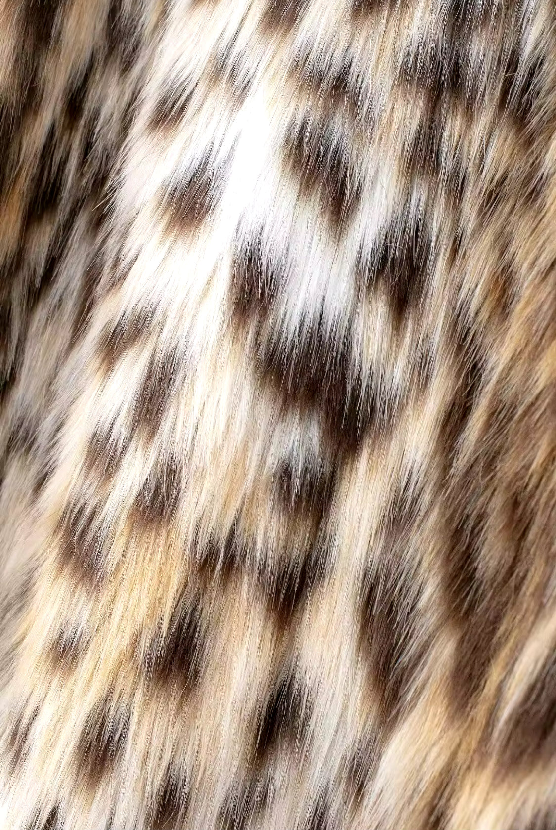 Collared Leopard Faux Fur Coat