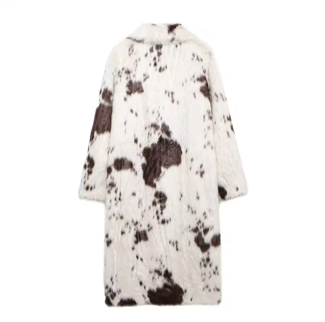 Cow Print Long Jacket