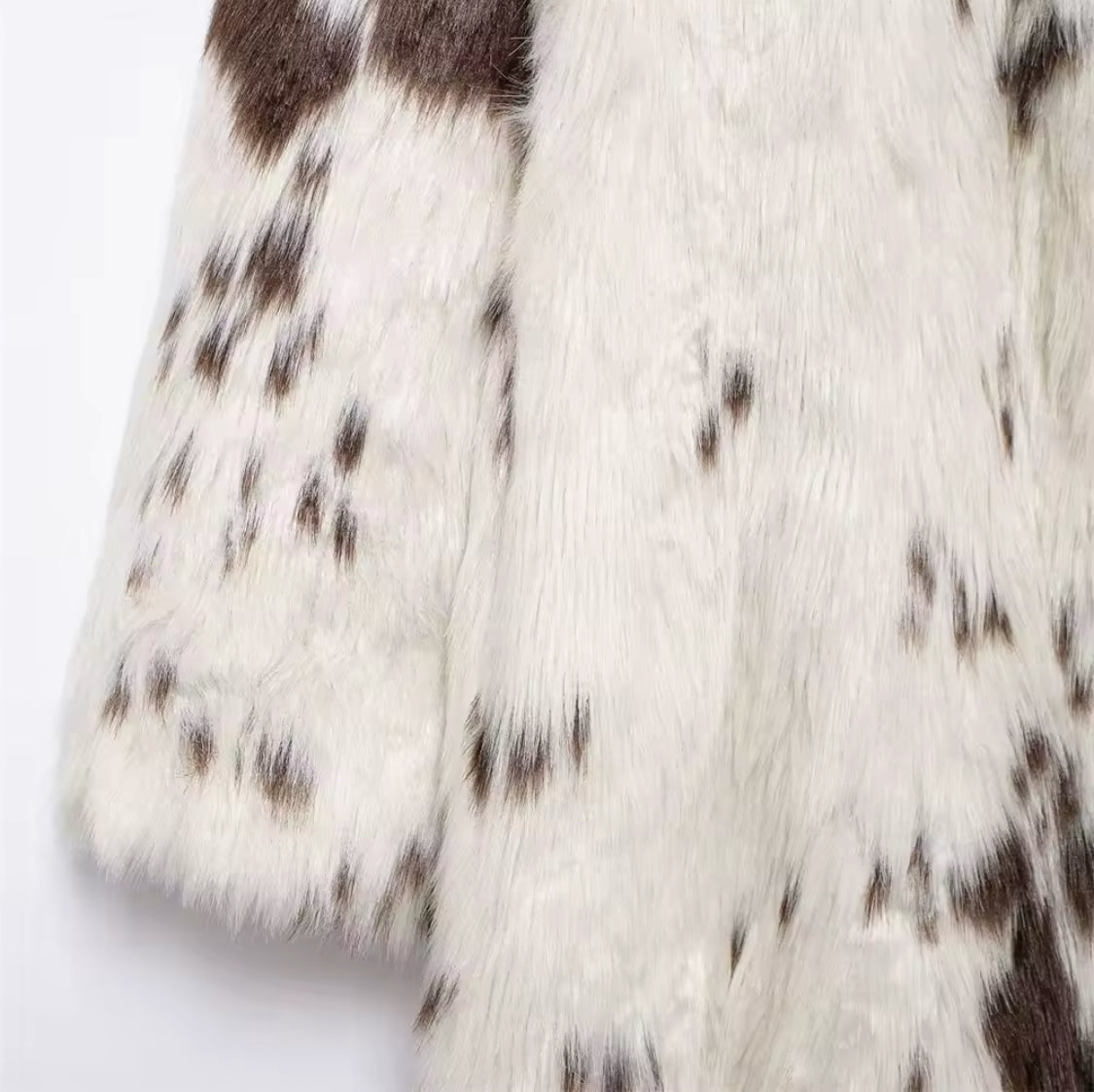 Cow Print Long Jacket