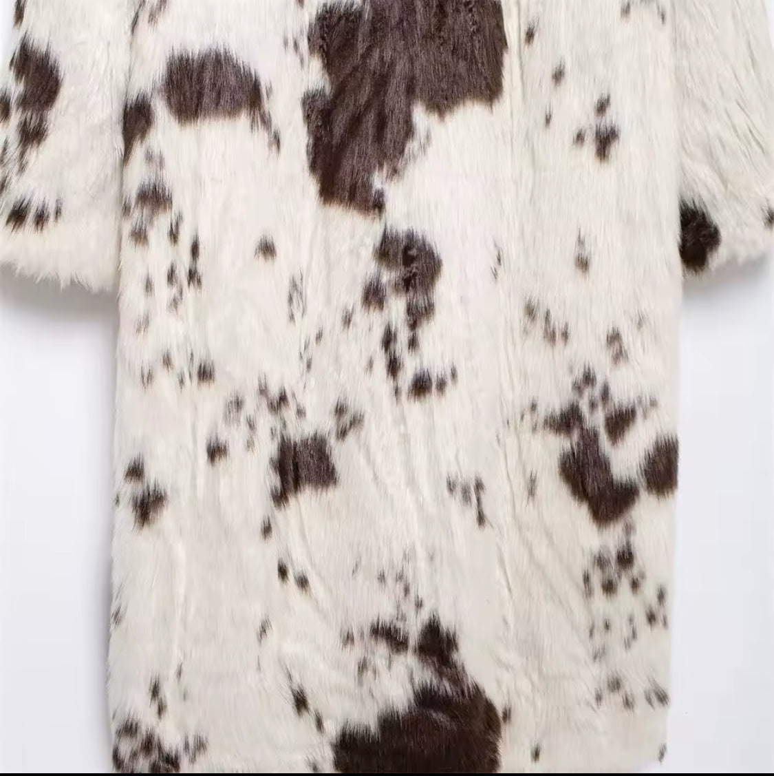 Cow Print Long Jacket