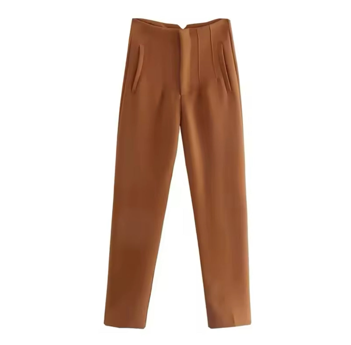 High Waisted Pencil Trousers