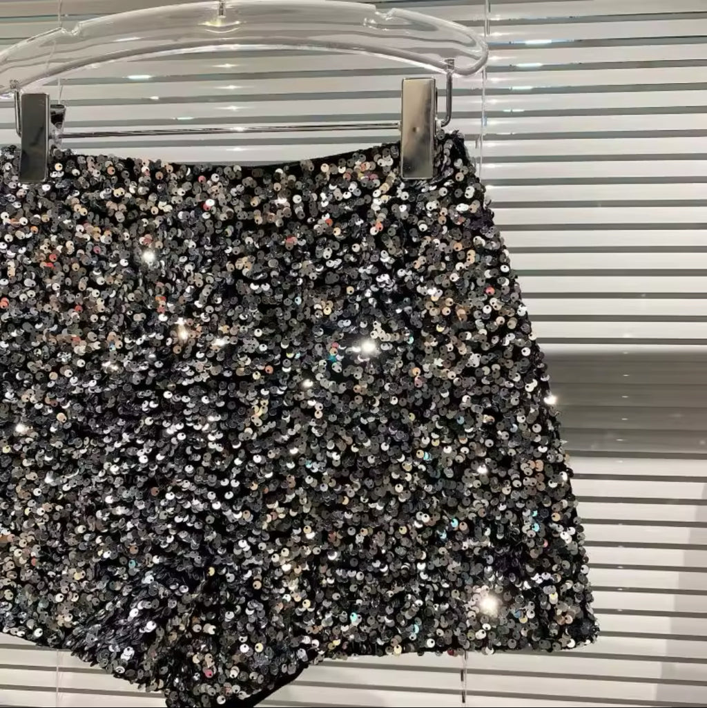 Sequins Hot Pants Shorts