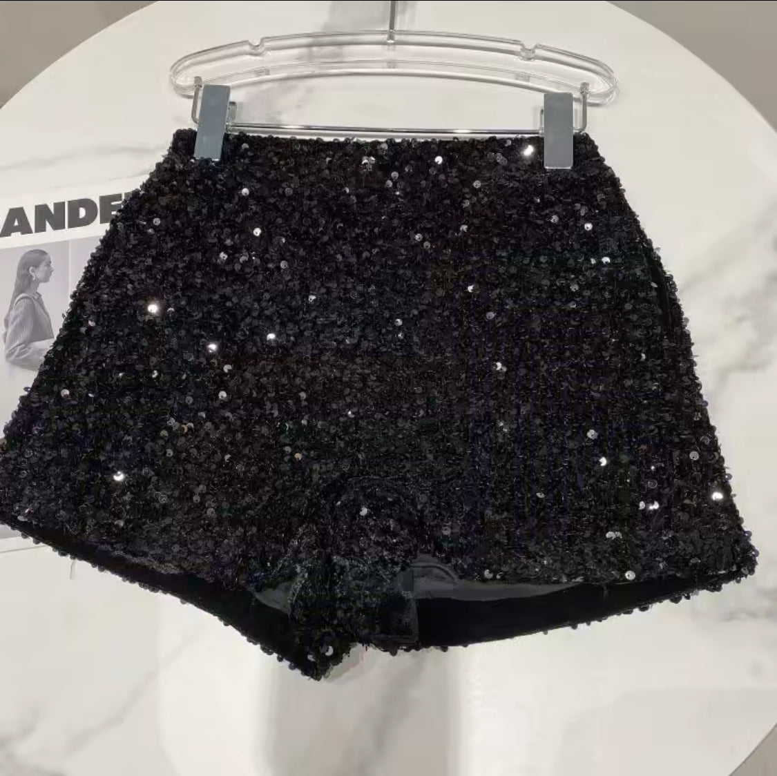 Sequins Hot Pants Shorts