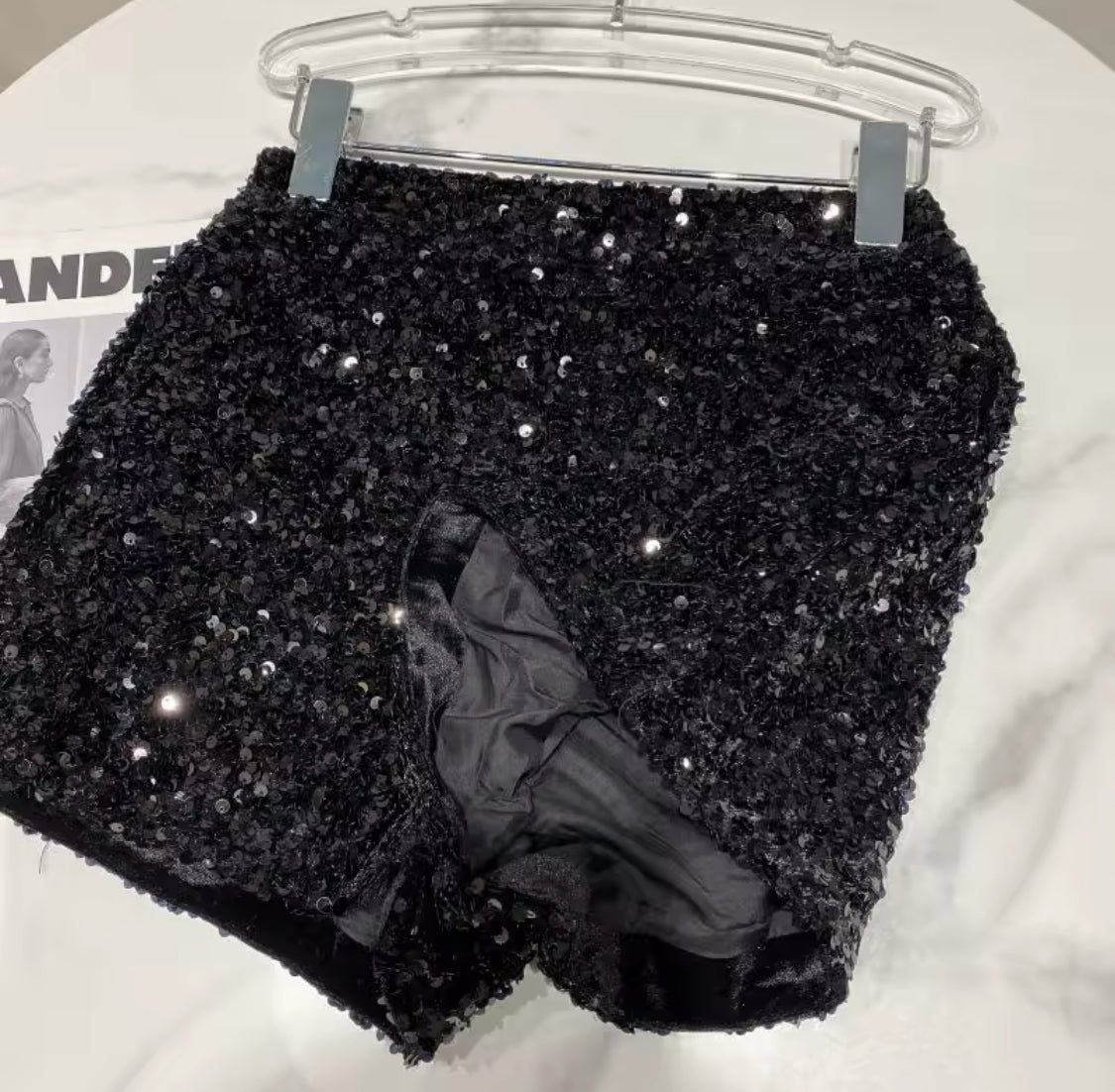 Sequins Hot Pants Shorts