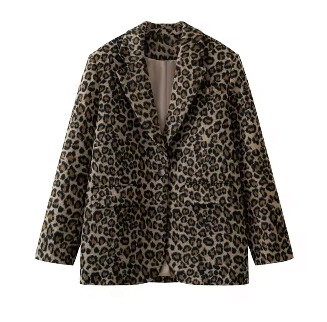 Leopard Print Blazer