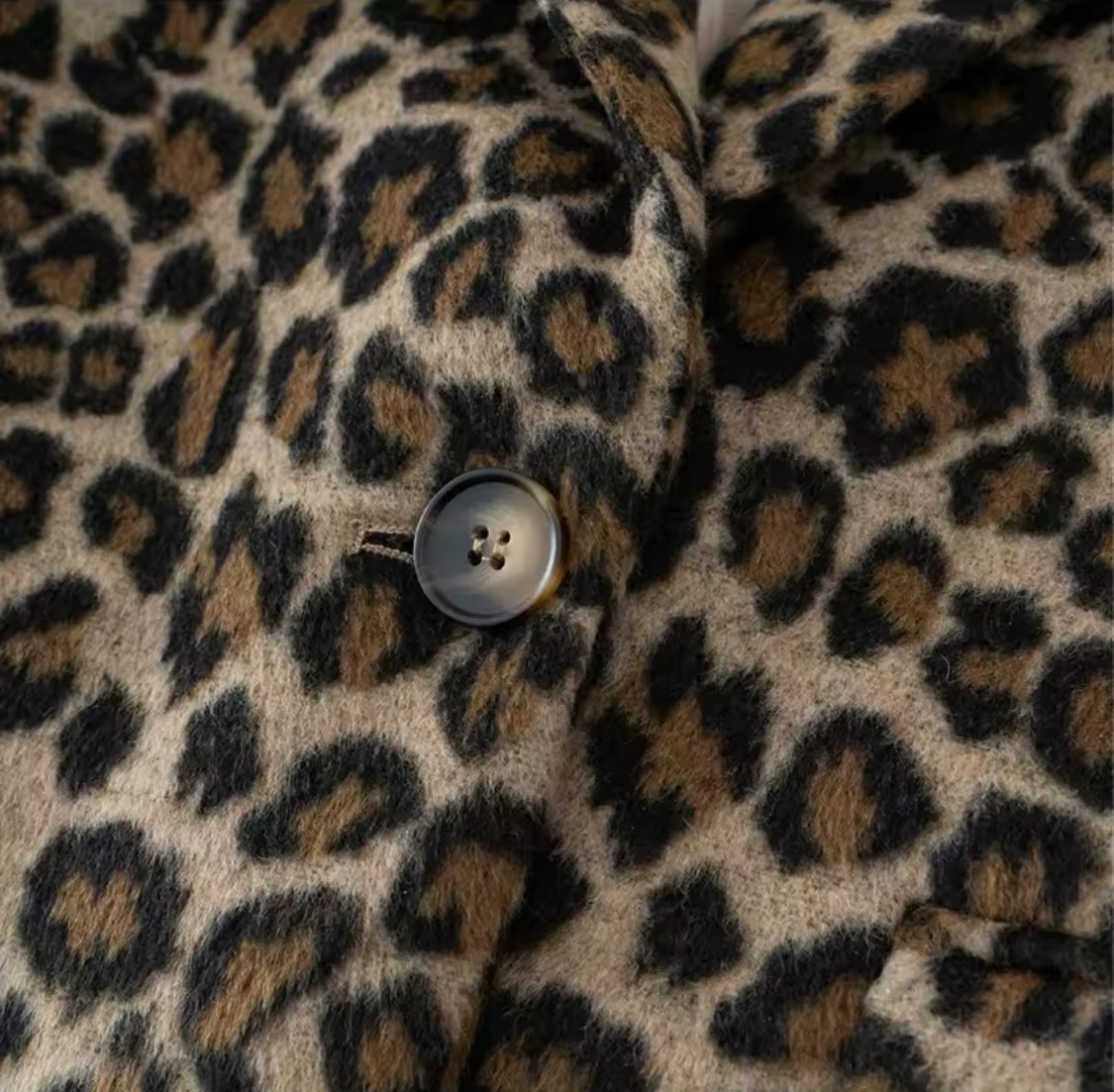 Leopard Print Blazer