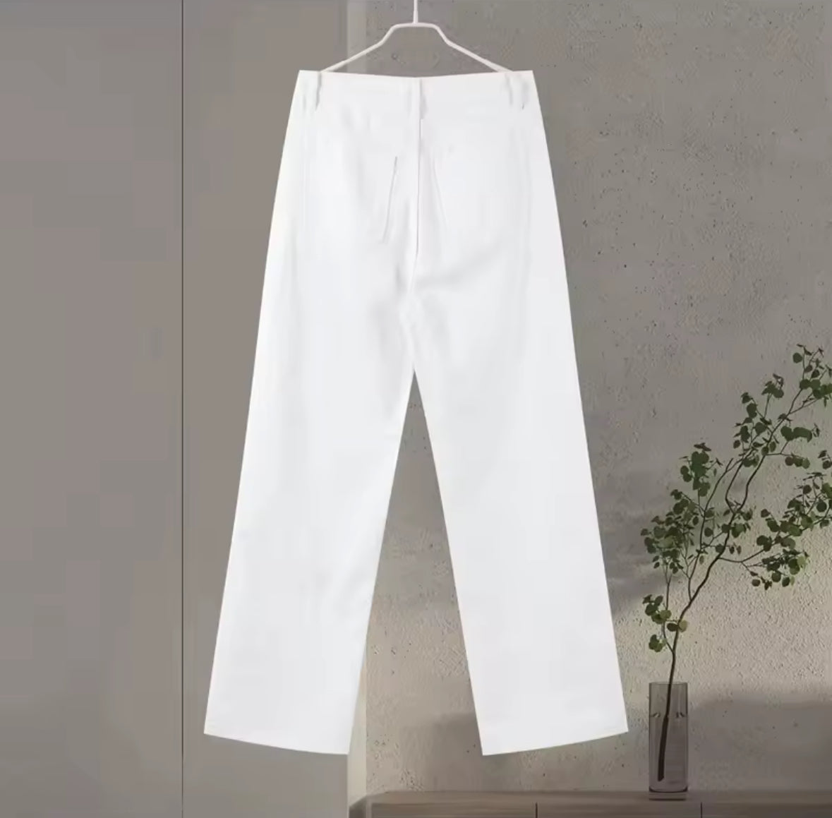 White Jeans with Studs