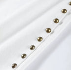 White Jeans with Studs