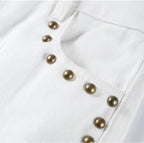 White Jeans with Studs