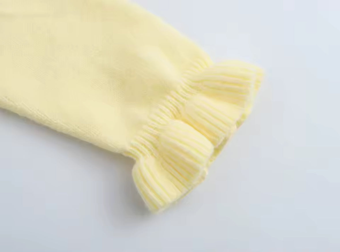 Ruffle Cardigan