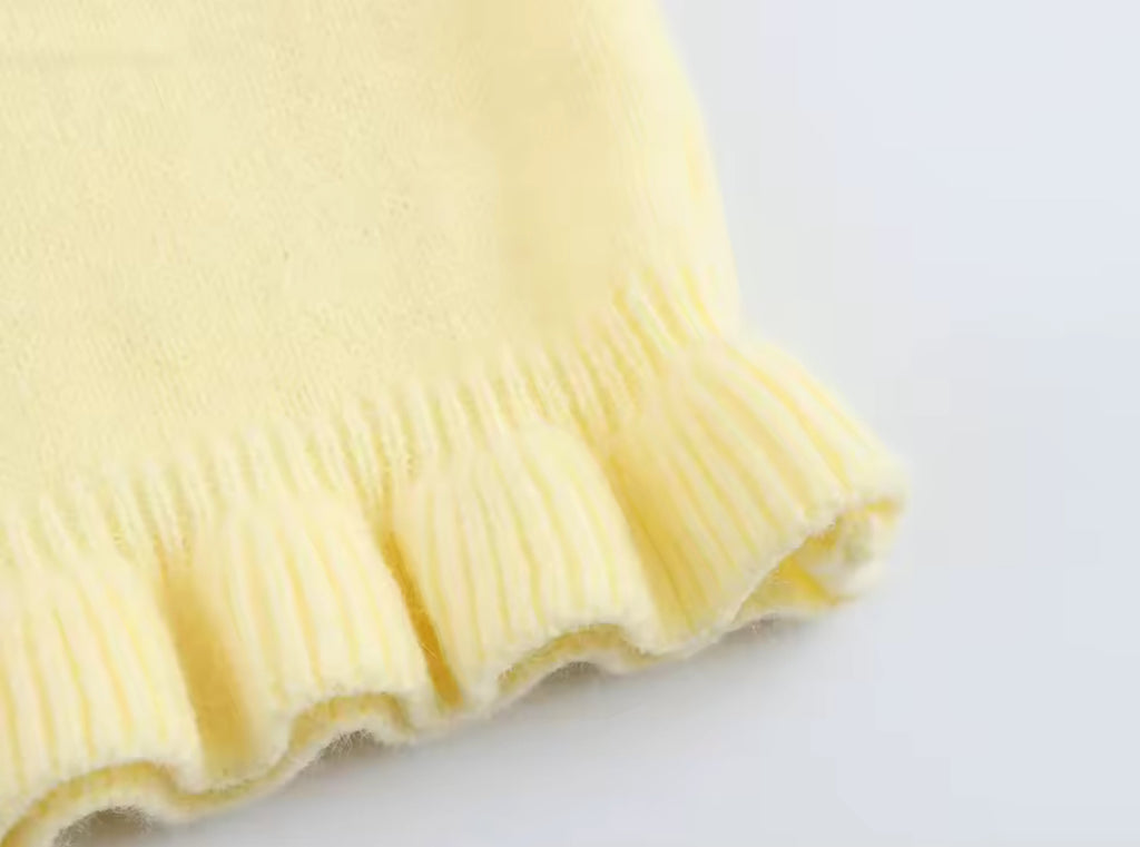 Ruffle Cardigan