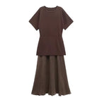 Dress with Pleated Skirt