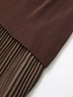 Dress with Pleated Skirt