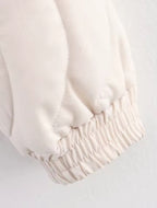 Quilted Jacket with Flower Patches