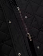 Quilted Corduroy Trim Coat