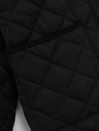 Quilted Corduroy Trim Coat