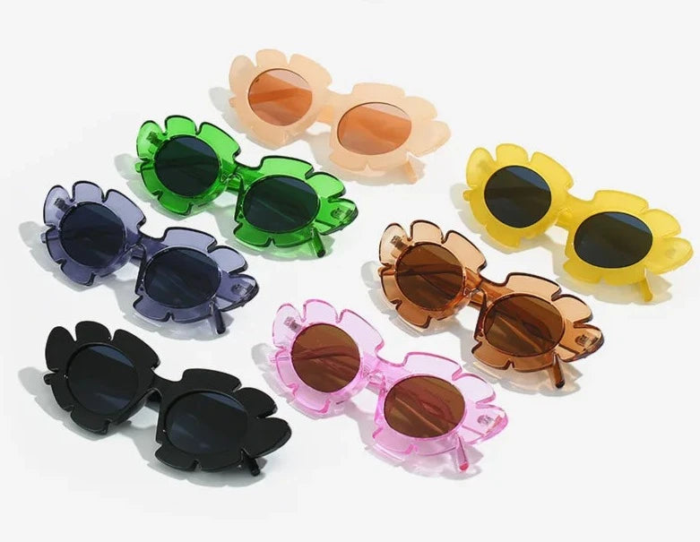 Flower Shape Cat Eye Sunglasses