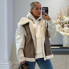 Faux Suede Fur Gilet Aviator Waistcoat