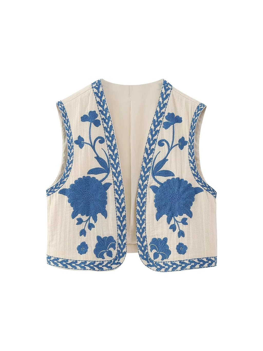 Embroidered Gilet Waistcoat